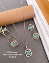 Rose Gold AD Diamond Combo Pendant Set Catalog

